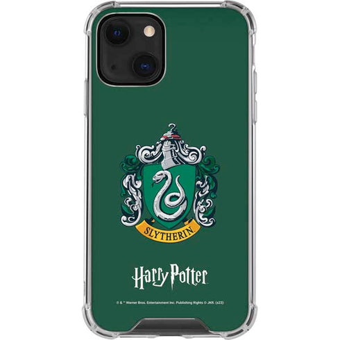 Wizarding World Harry Potter Slytherin House Crest iPhone 14 Clear Case